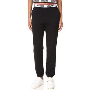 Moschino Cotton Blend and Fleece Track Pants